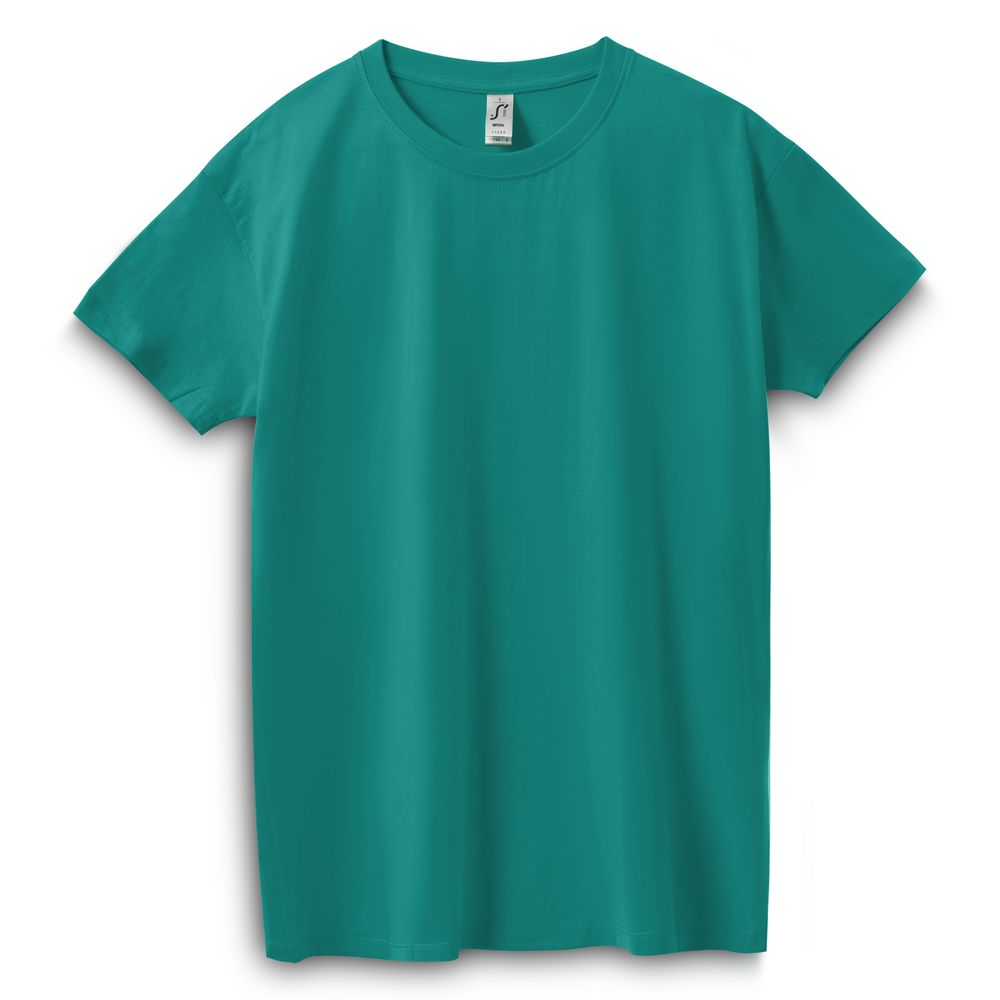 Футболка Imperial 190, изумрудно-зеленая с логотипом