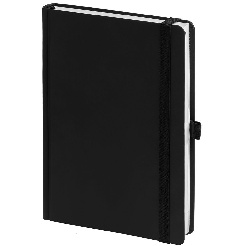 Ежедневник Favor, недатированный, черный с логотипом