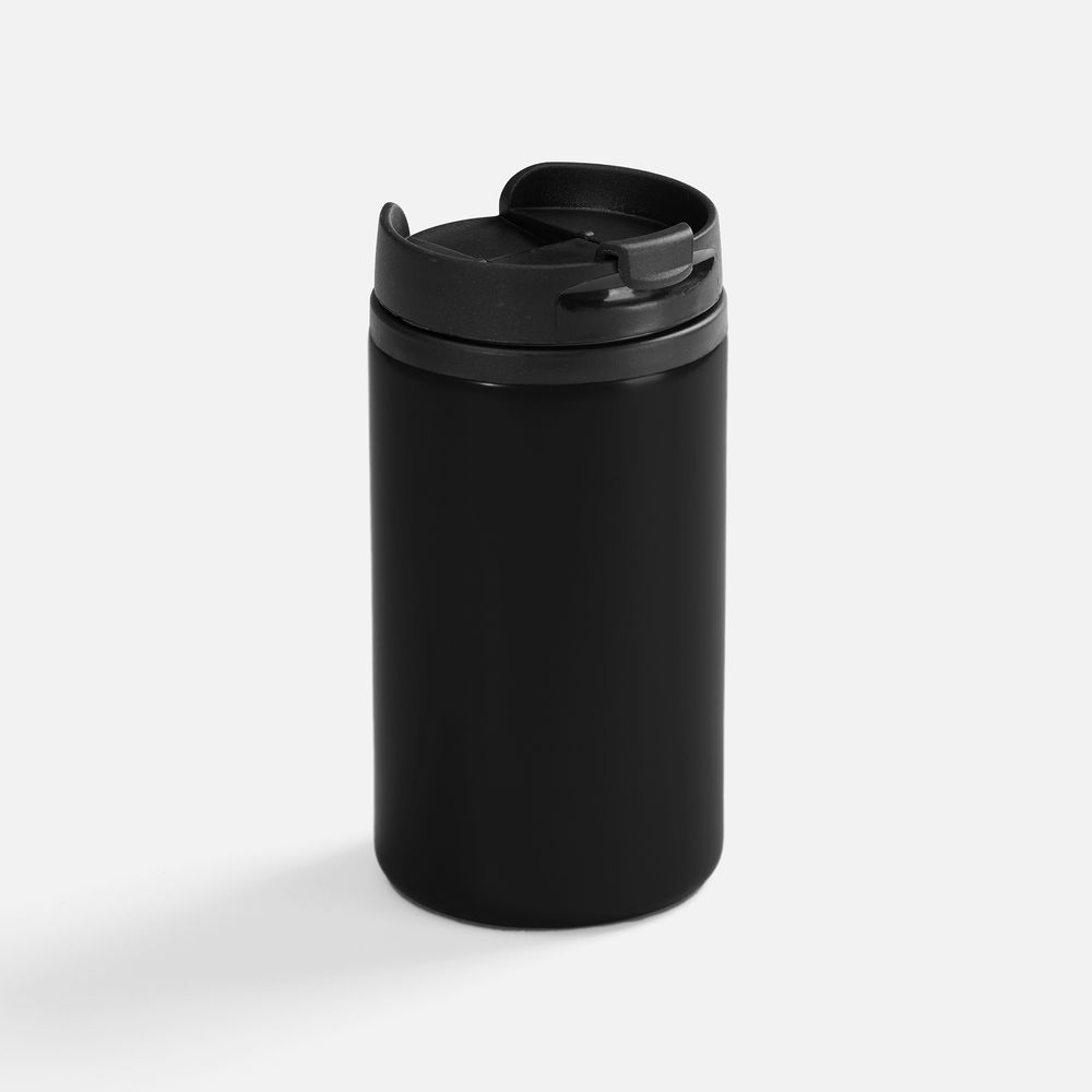 Термостакан Canella, черный с логотипом