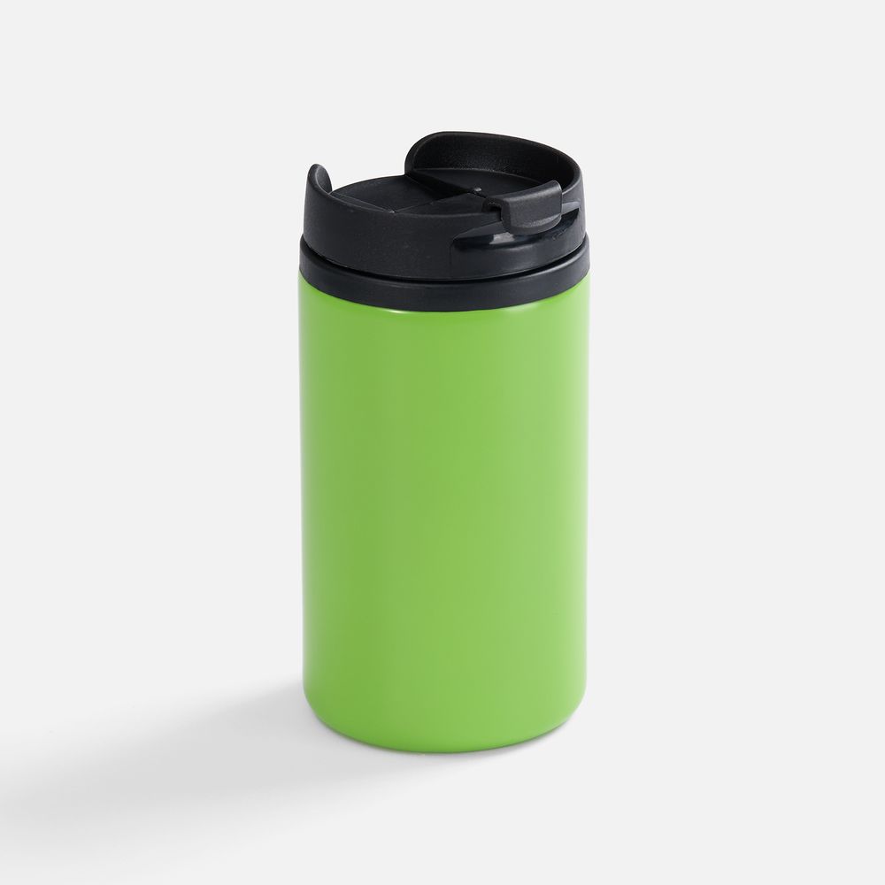 Термостакан Canella, зеленый матовый (яблоко) с логотипом