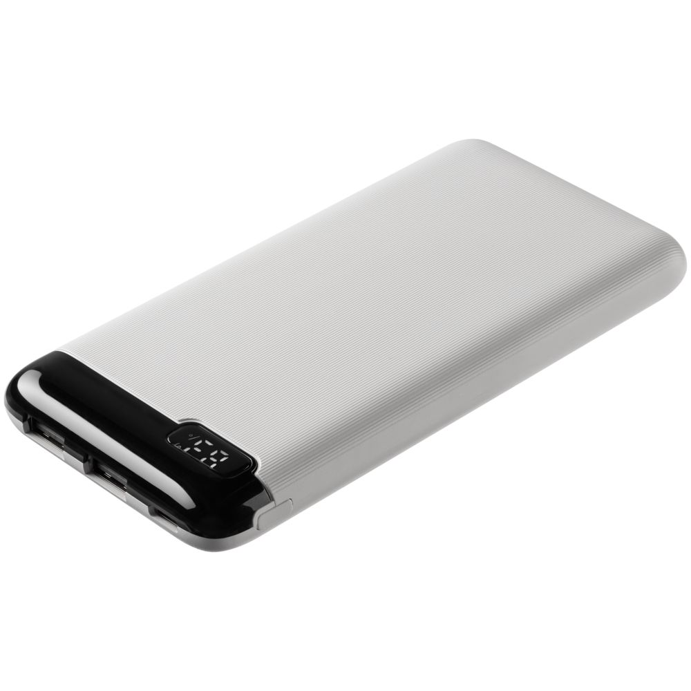 Внешний аккумулятор Fast Trick с Type-C, 10000 мАч, белый с логотипом