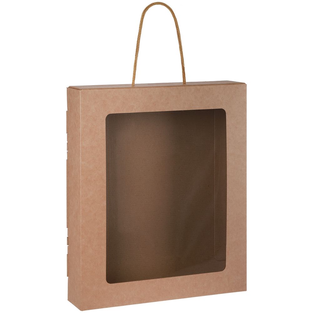 Коробка Pacanelle, M, крафт с логотипом