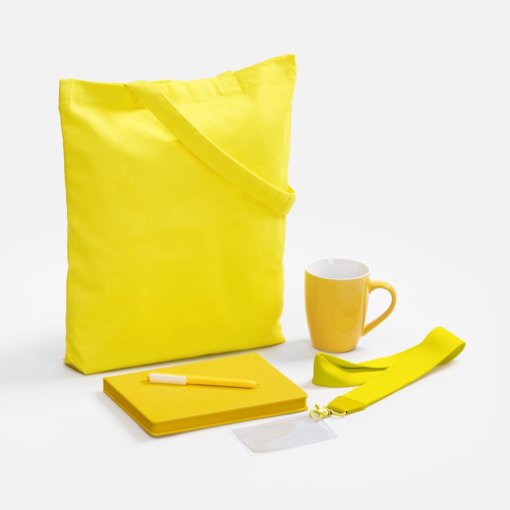 Набор Cortado, желтый с логотипом