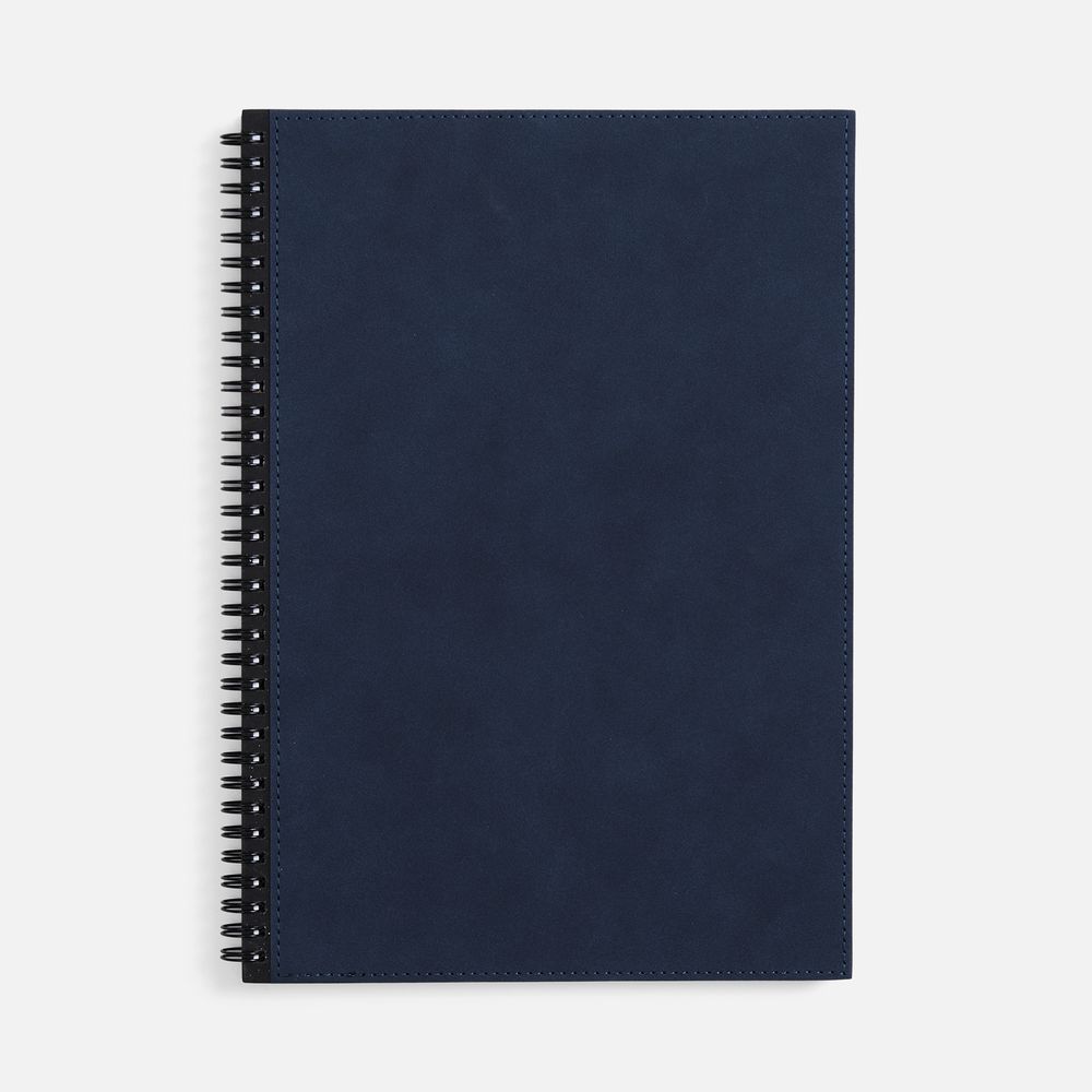 Ежедневник Notera Maxi, недатированный, синий с логотипом