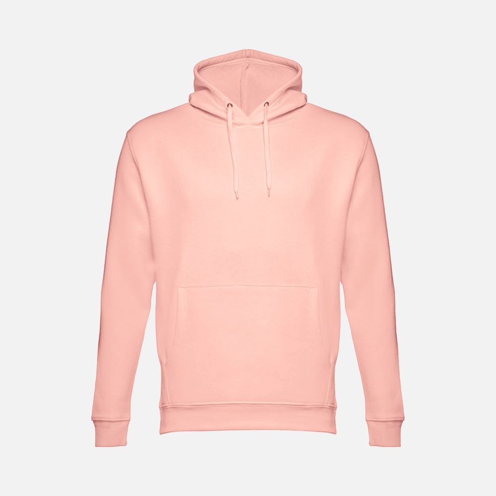 Худи унисекс Phoenix, розовое (лососевое) с логотипом