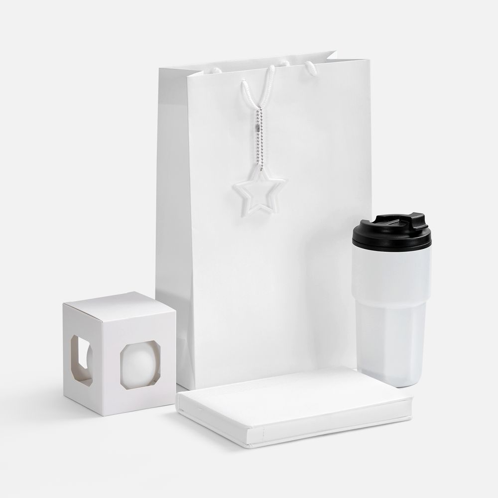 Набор Astrela, белый с логотипом