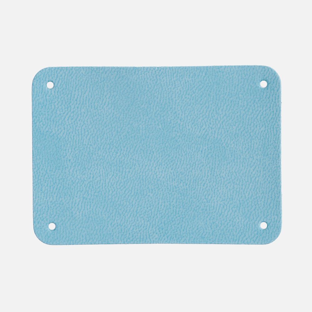 Лейбл Eta Latte, XL, голубой с логотипом