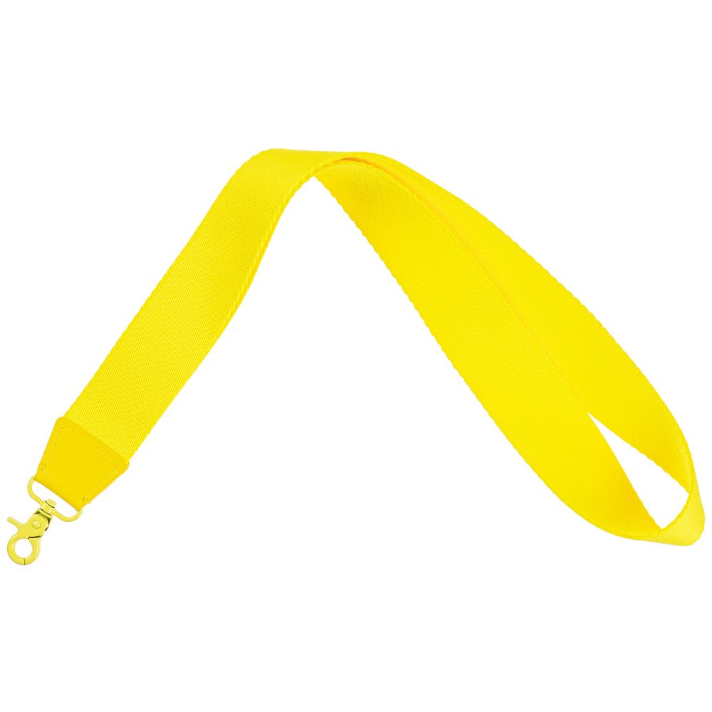 Ланьярд Band, желтый с логотипом