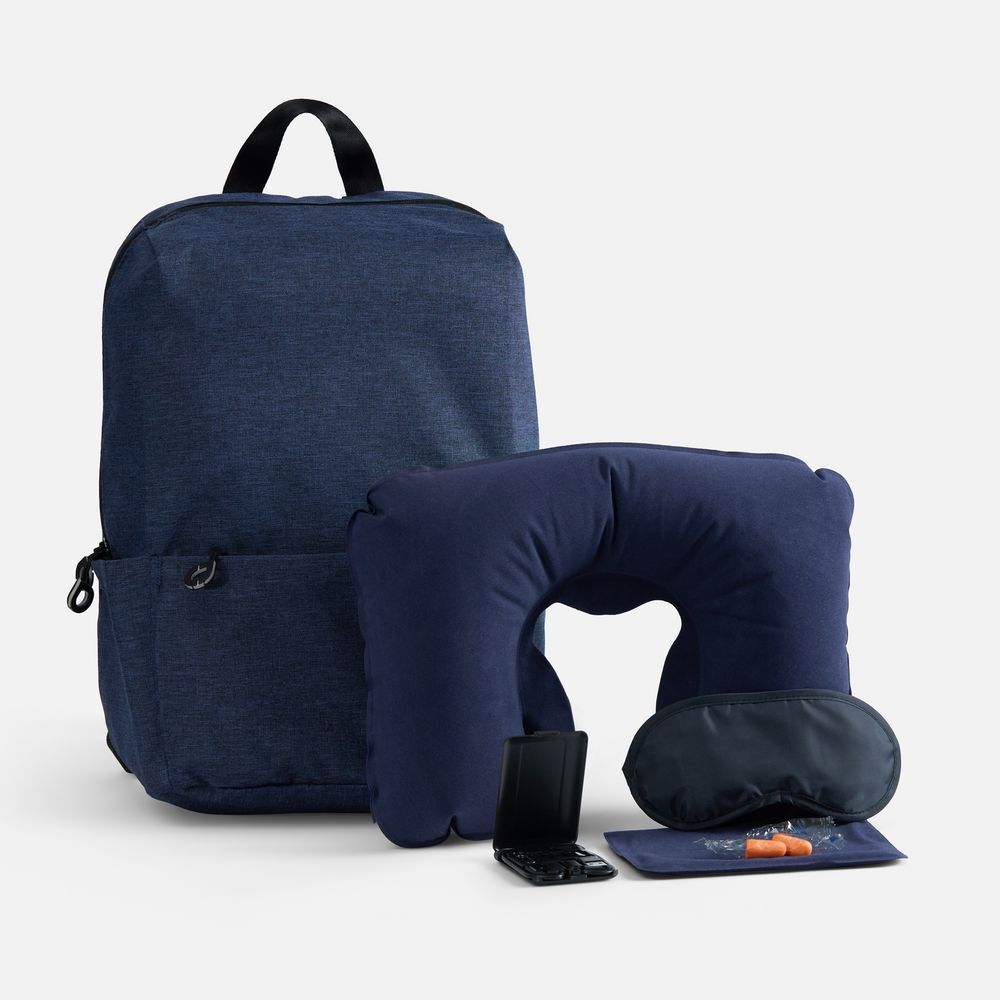 Набор Travelight, синий с логотипом