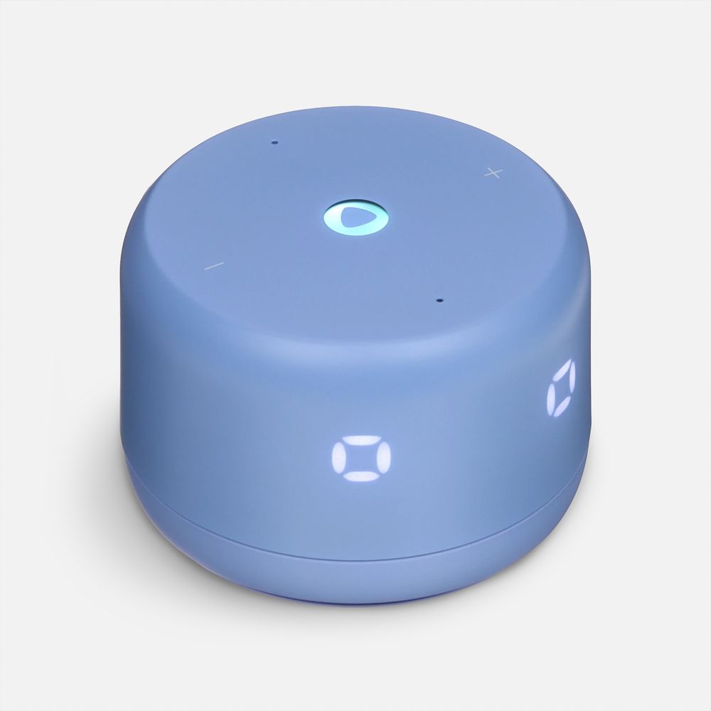 Умная колонка «Яндекс Станция Лайт 2», фиолетовая с логотипом