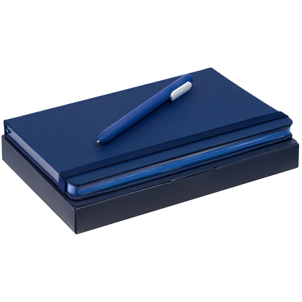 Набор Shall Color, синий с логотипом