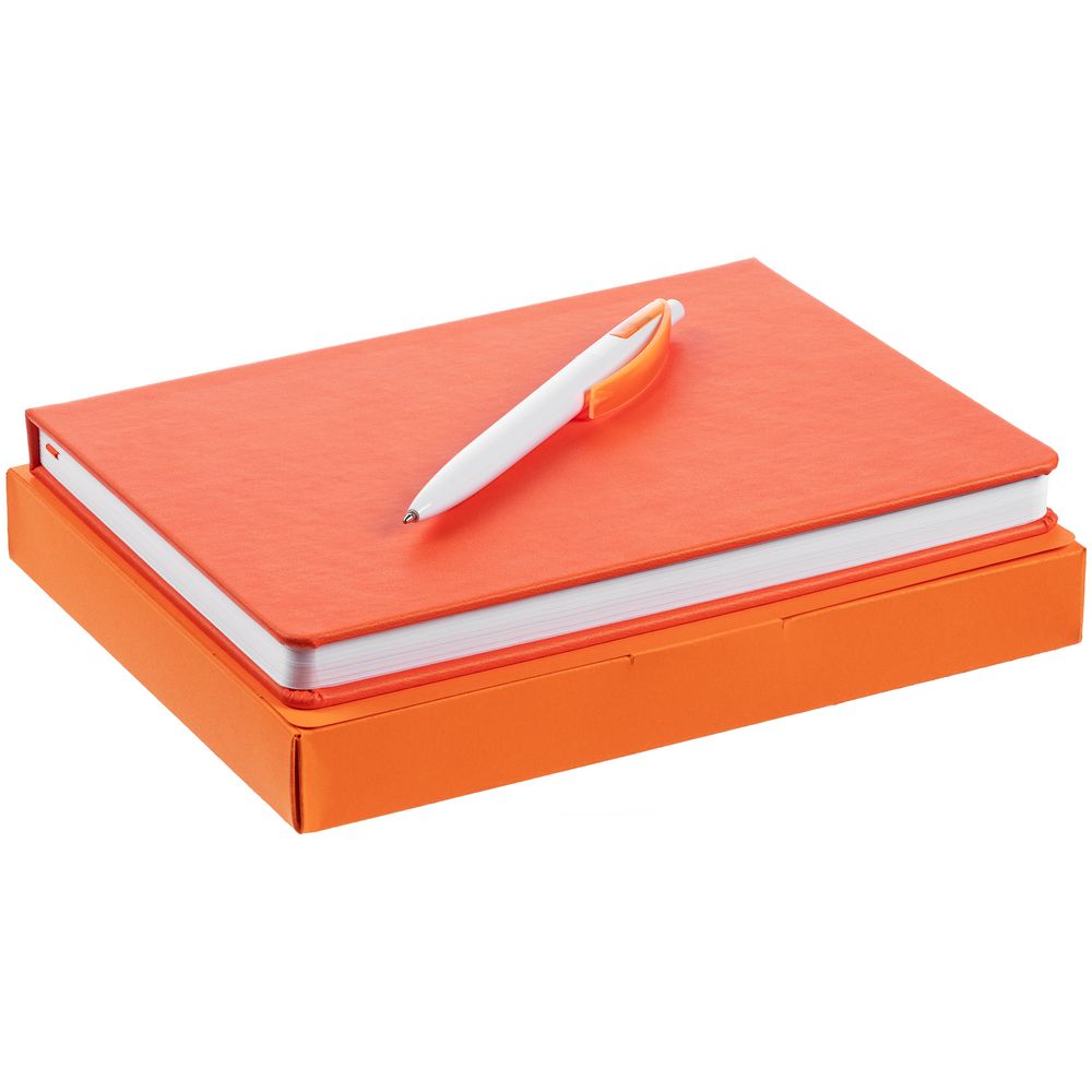 Набор New Latte, оранжевый с логотипом