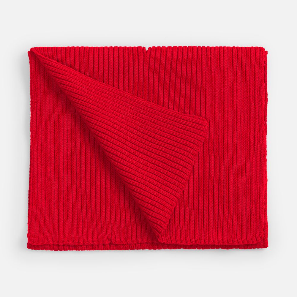 Шарф Yong, ярко-красный с логотипом