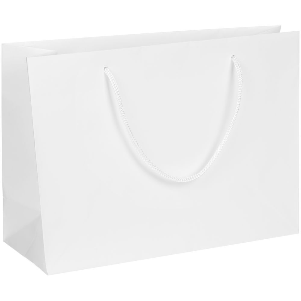 Пакет бумажный Arc M, белый с логотипом