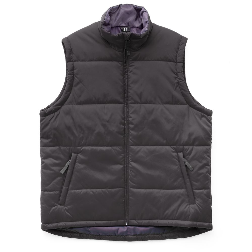 Жилет Warm, темно-серый с логотипом