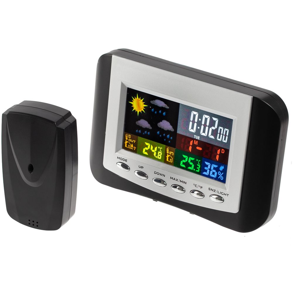 Метеостанция Uniscend Foreteller с внешним датчиком с логотипом