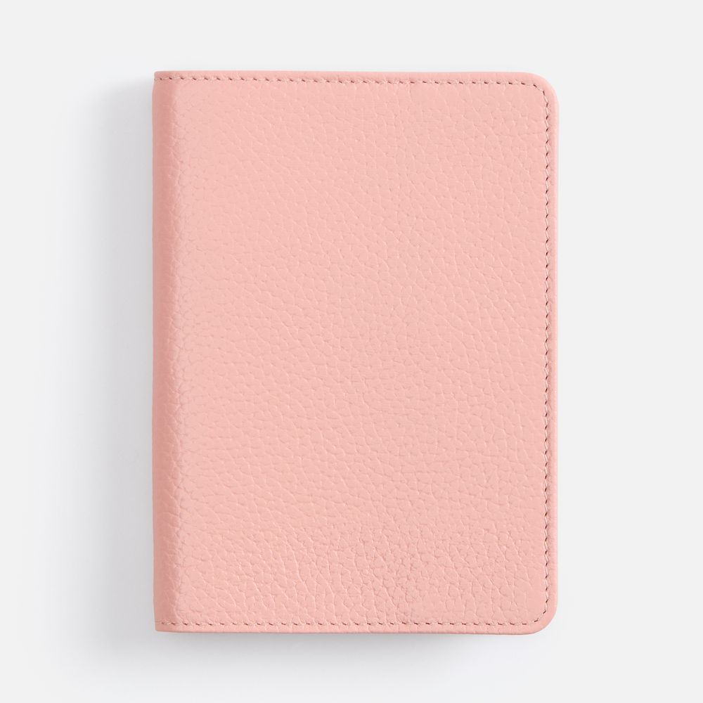 Обложка для паспорта Unison, розовая с логотипом