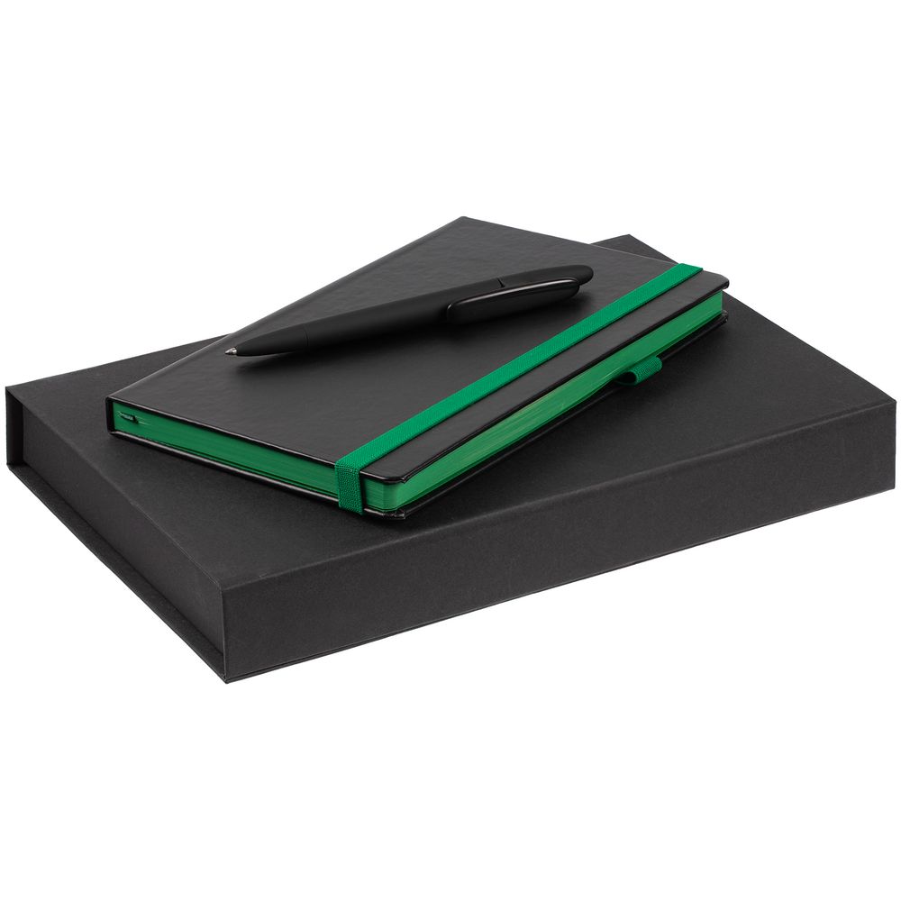 Набор Ton, черный с зеленым с логотипом