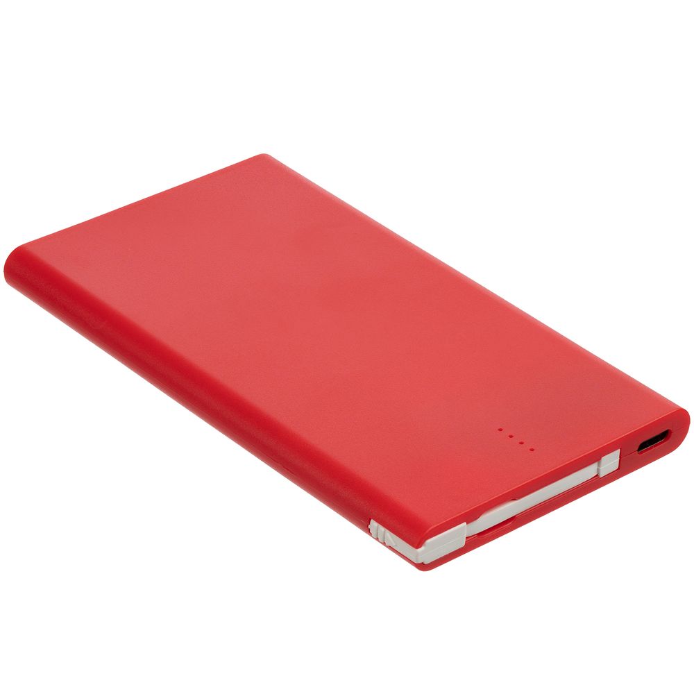 Внешний аккумулятор Easy Trick Comfort 4000 мАч, красный с логотипом