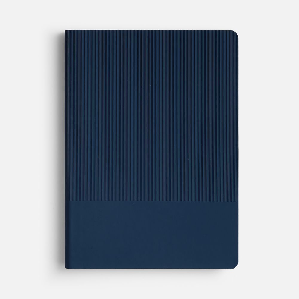 Ежедневник Vale New, недатированный, синий с логотипом