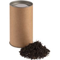 Чай Breakfast Tea в тубусе, крафт, ver.2 с логотипом