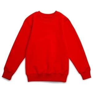 Свитшот детский Toima Kids 2.0, красный с логотипом