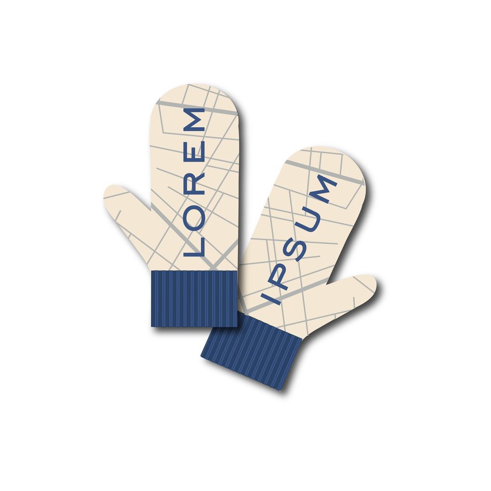 Варежки на заказ Mani, акрил с логотипом