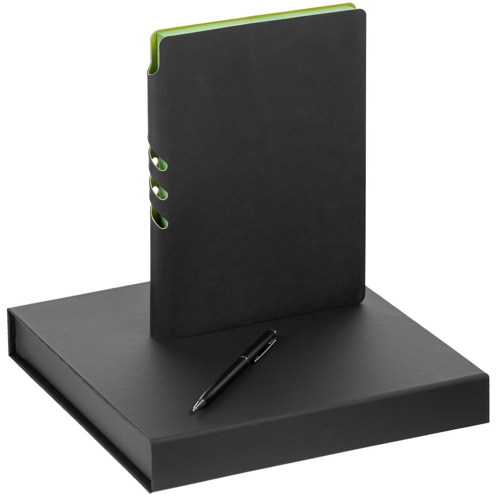 Набор Flexpen Black, зеленый с логотипом