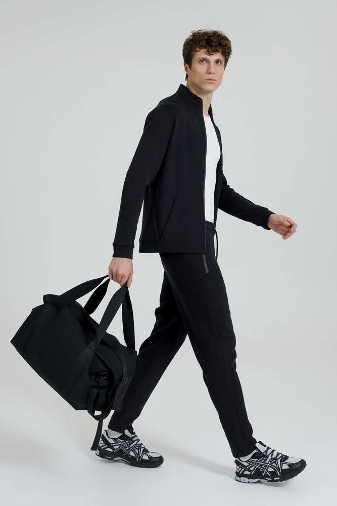 Дорожная сумка Traffic, черная с логотипом