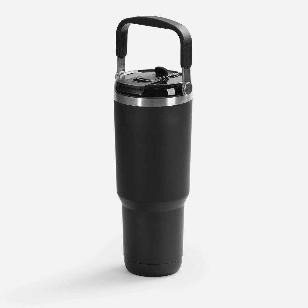 Термостакан Big Boss, черный с логотипом