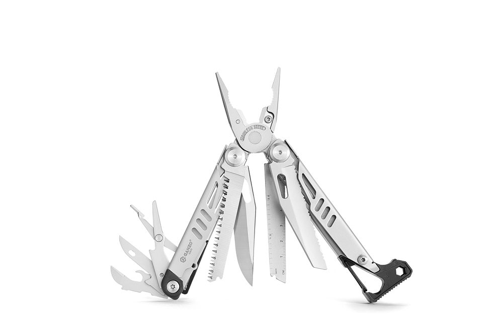 Мультитул Ganzo G305, серебристый с логотипом
