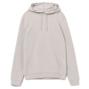 Толстовка с капюшоном унисекс Hoodie, дымчато-серая с логотипом