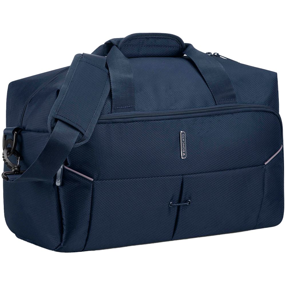 Сумка дорожная Ironik 2.0 M, синяя с логотипом