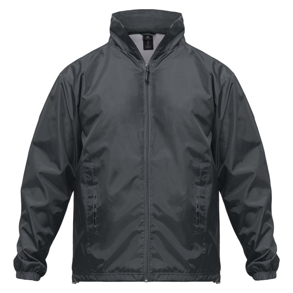 Ветровка ID.601 темно-серая с логотипом