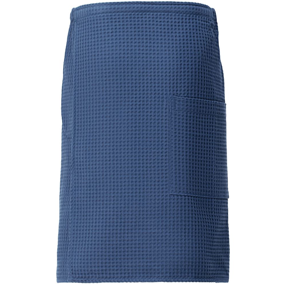 Килт вафельный мужской Onsen, темно-синий, единый размер с логотипом