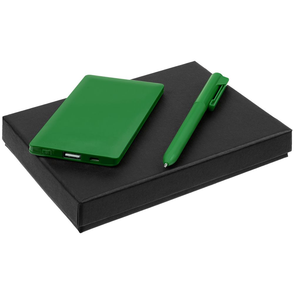 Набор Option, зеленый с логотипом