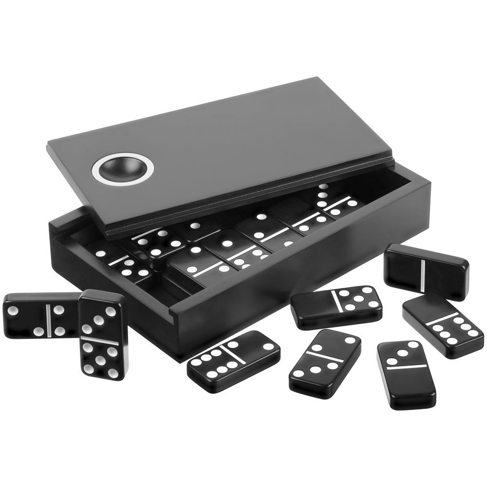 Домино Code, черное с логотипом