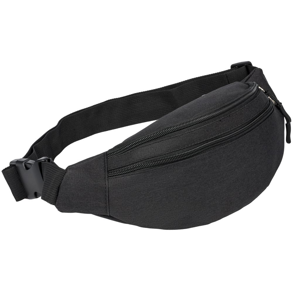 Поясная сумка Kalita, черная с логотипом