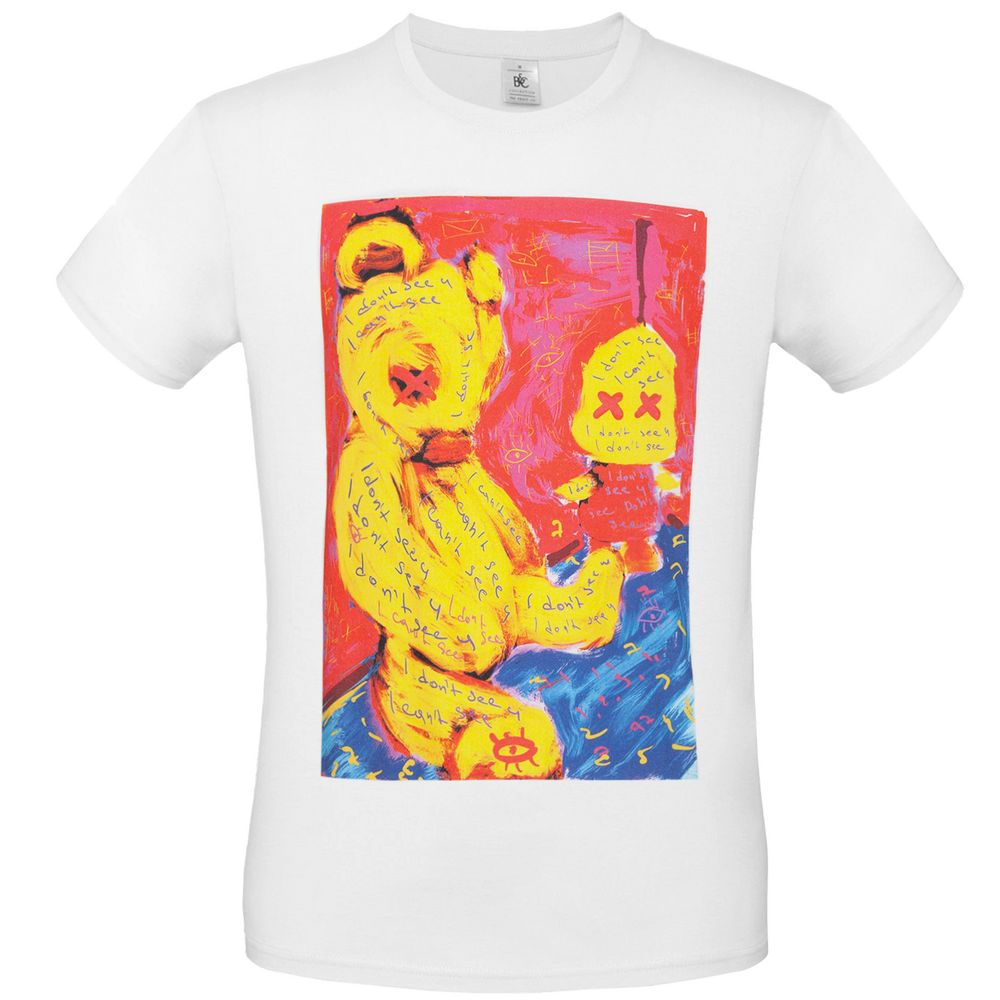 Футболка I Don't See You, белая с логотипом