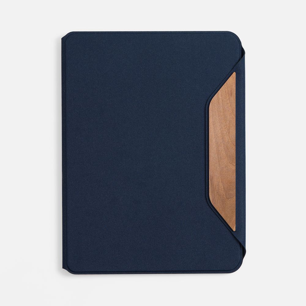 Папка с блокнотом Firmans, синяя с логотипом