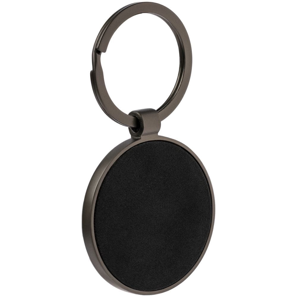 Брелок Gun Metal Circle, графитовый с логотипом