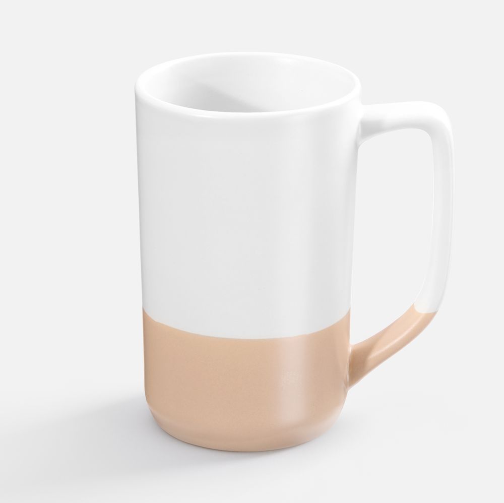 Кружка для сублимационной печати Neito, бежевая с логотипом