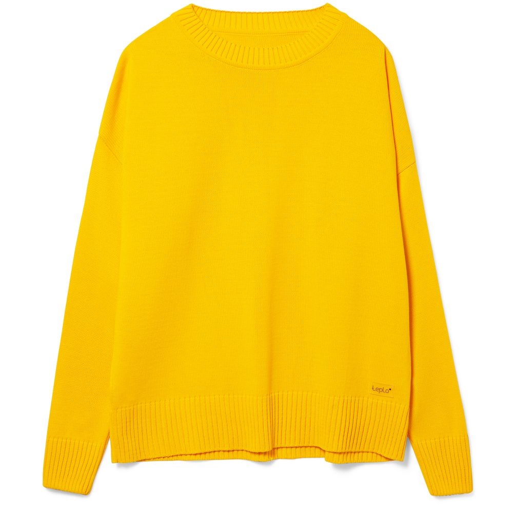 Джемпер оверсайз унисекс Stated в сумке, желтый с логотипом