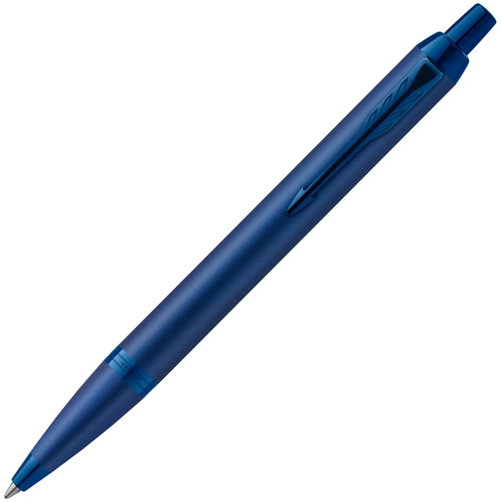 Ручка шариковая Parker IM Professionals Monochrome Blue, синяя с логотипом