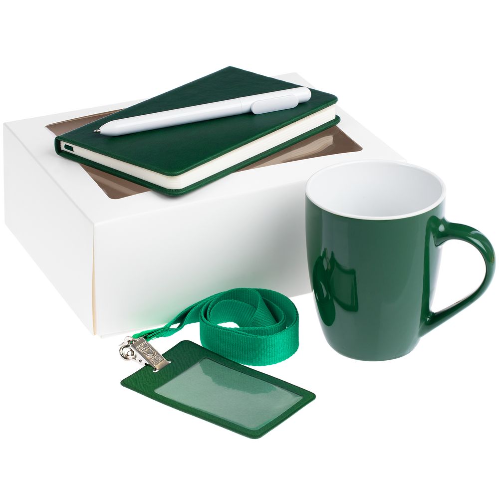 Набор Hop In, зеленый с логотипом