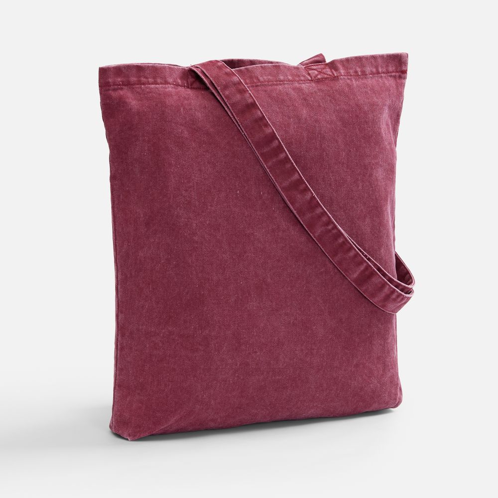 Сумка для покупок Berwi, бордовая с логотипом