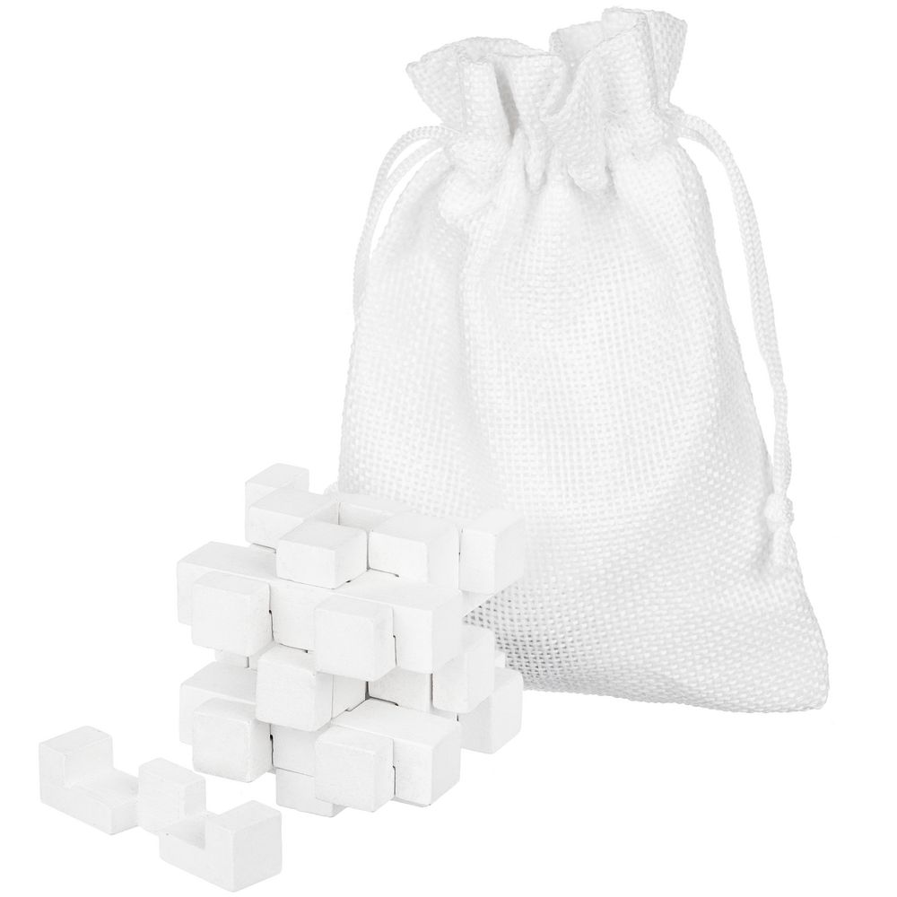 Головоломка Tickler Rack, белая с логотипом