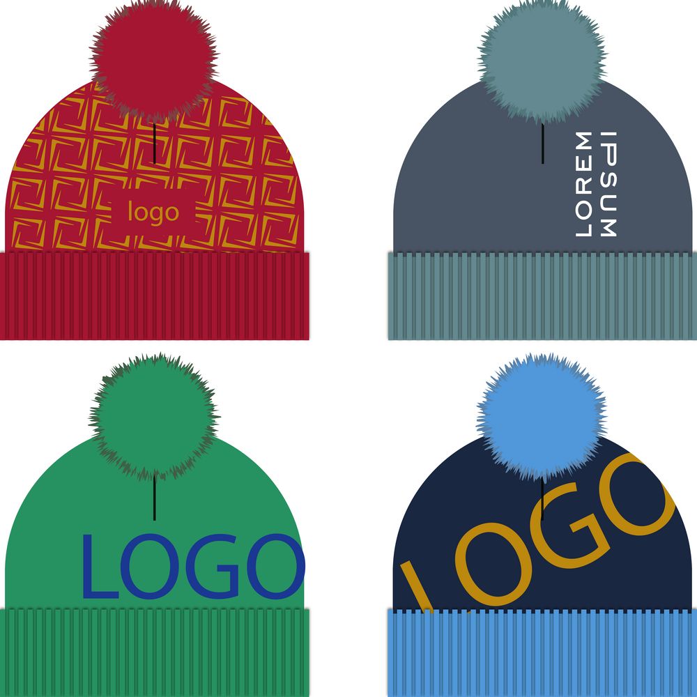 Шапка на заказ Tricksy Fullur, акрил с логотипом