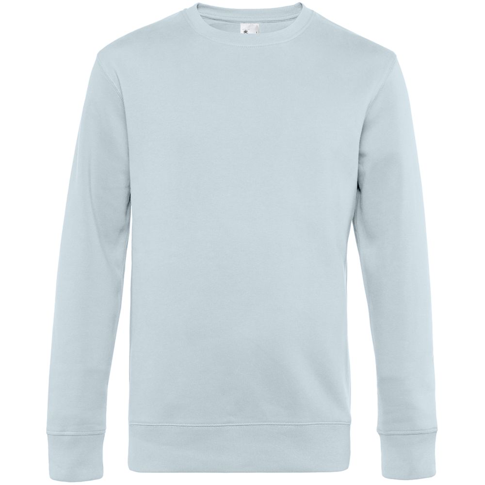 Свитшот унисекс King, светло-голубой с логотипом