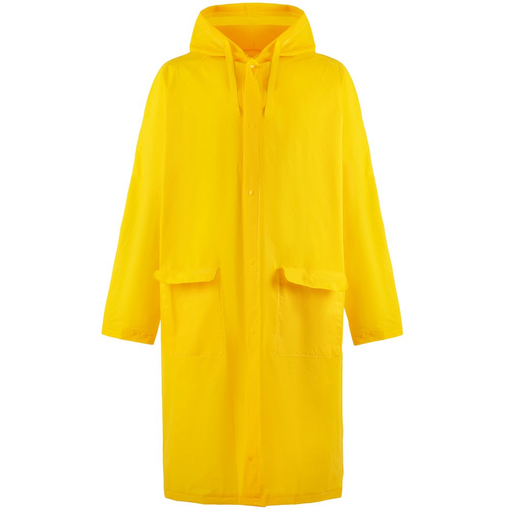 Дождевик RainDrop, желтый с логотипом